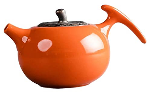 SHOWERORO Teiera in Stile Vintage Con Infusore in Ceramica A Forma Di Frutta Leggera E Facile Da Trasportare