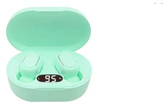 audifonos inalambricos Auriculares Música E7S TWS Bluetooth 5.1, Pantalla, Auriculares HiFi, Deportivos, Resistentes Agua, Micrófono para Xiaomies para Redmi Auriculares cancelacion Ruido(Green)