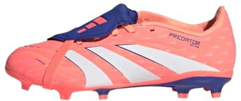 adidas Kids League Fold Over Tongue Childrens Firm Ground Football Boots Orange/White 10 UK Child