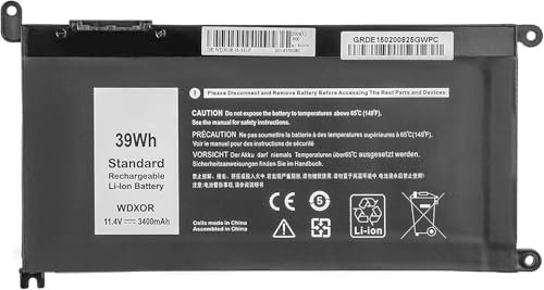 FlyZythrol 42Wh WDX0R battery Compatible With Dell Inspiron 13 15 5000 7000 5379 5378 5565 5567 5570 5765 7368 7378 7570 7573 7579 Latitude 3340 3390 3400 3490 3590 5468 5568 P69G series WDXOR 3CRH3