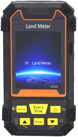 GPS-Landmessgerät, 2,4-Zoll-Farbbildschirm, Tragbares GPS-Navigations-Landflächenmessgerät mit GNSS-Empfänger, Landvermessungsausrüstung für Flache Felder, Wälder, Ackerland, Berge