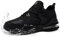 LARNMERN PLUS Zapatos de Seguridad para Hombre Mujer Impermeable Zapatillas de Seguridad Hombre Antideslizante Cocina Calzado de Seguridad Punta de Acero SRC(Air Negro,44EU)
