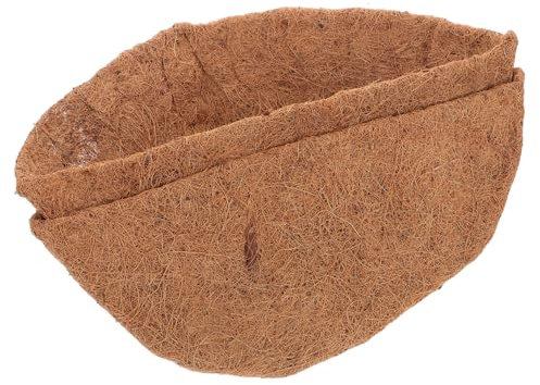 SEWOART 2piezas Maceta Colgante De De Revestimientos De Fibra De para Cestas Colgantes De Pared para Jardinera Semicircular De Interior