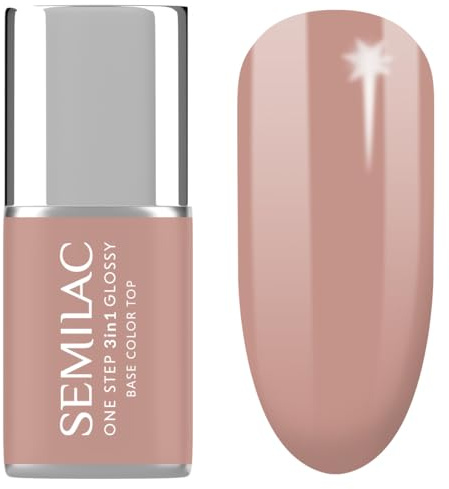 Semilac UV Nagellack 3in1 One Step Glossy S210 French Beige 7 ml