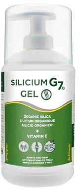 Silicium G7 Body Gel with High Silicon Concentration for Joints and Muscles. Fast Absorption, Lightweight Texture, Daily Use, Topical Format, Paraben-Free. 500 ml