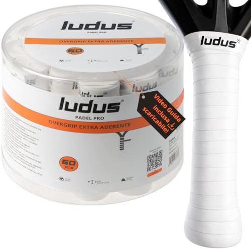 Ludus™ Overgrip Padel Extra Grip, nicht klebend, rutschfest und schweißabsorbierend, Set 4, 6, 12, 30, 60 Stück, verbessert Griffigkeit und Komfort für Padelschläger