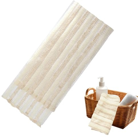 Anton Toiletten-Peeling – weiches Tafou, Mikrofaser-Reinigungstuch, Massagehandtuch, Hautreiniger, Entgiftungswerkzeug für Porenreinigung und Reinigung