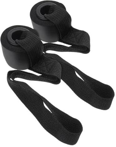 DIYEAH Ancre de Porte pour Bandes Élastiques 2 Pièces en PVC Fixation Sécurisée pour Entraînement Musculation la Maison