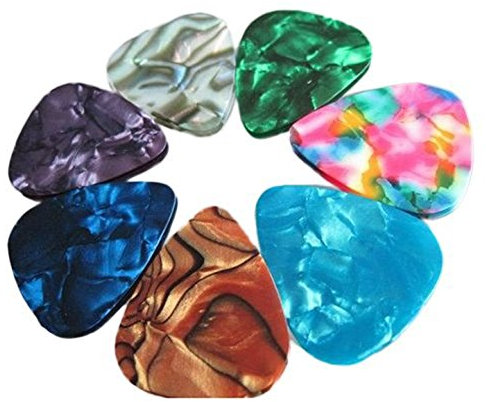 Jooks dünn Gitarre Plektrum Plektron Picks Ukulele Gitarre Schrapnell 20 Stück (0.71mm)