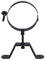 Abrazadera de pared ajustable esmaltada de color negro 850°C - Ø80 mm para conducción de humos de estufas y chimeneas de pellet