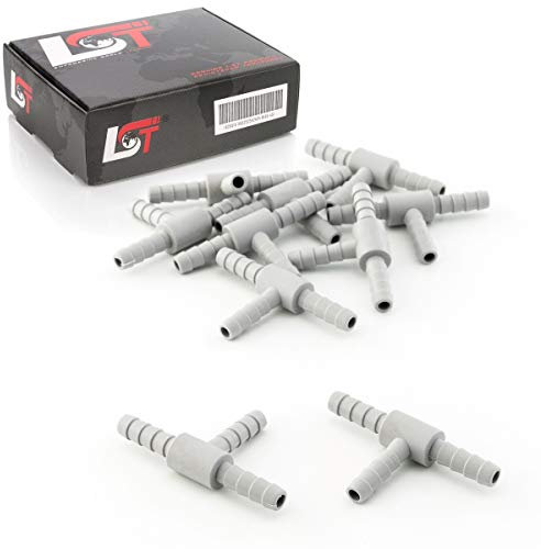 LST 25x Verbinder T-Stück Tropfbewässerung PE-Rohr grau System 6x6x6 mm