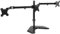 Mount-It! Triple Monitor Stand - Freestanding Computer Desk Mount Fits Up to 27 Inch Monitors, VESA 75, 100 Compatible