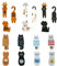Cat Fridge Magnet Funny Cats Refrigerator Magnet Wood Fridge Magnets Clips Wooden Magnets for Fridge Whiteboard Animal Refrigerator stickers Fridge Stickers for Kids Cat Lovers (17PCS)