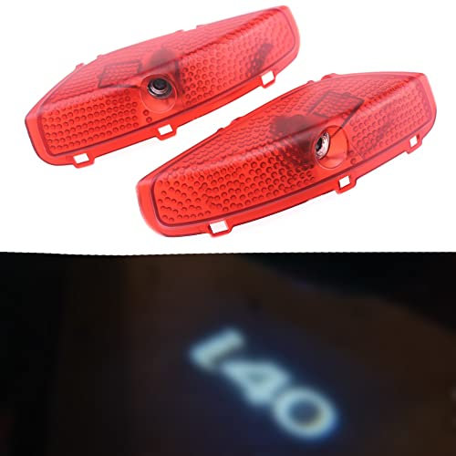 Duleutgnu 2 Stück LED Autotür Türbeleuchtung KFZ Türen Einstiegsbeleuchtung Projektor Dekorative Eintrag Led Willkommen Logo Ambientebeleuchtung für Hyundai i40 (Für i40)