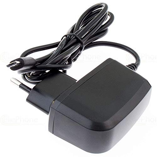 cellePhone Chargeur 2A Noir pour Bosch IXO, Parkside Akku-Tacker PAT 4 C3 - Visseuses sans fil, Agrafeuses sans fil - Micro-USB - Entrée : 100-250V - Sortie : 5V/2A