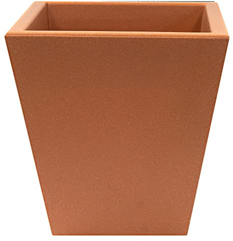 MACETERO DE POLIETILENO POR ROTOMOLDEO COLOR TERRACOTA 40X40