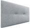 DHOME Cabecero de Polipiel o Tela AQUALINE Pro cabeceros Cabezal tapizado Cama Lujo (Tela Gris Perla, 110cm (Camas 80/90/105))
