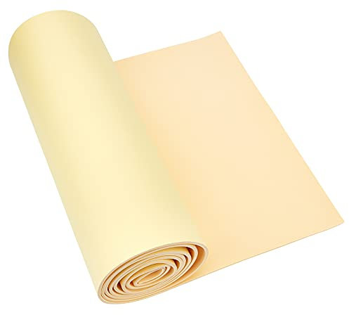 BENECREAT 3 mm Dicke Beige Selbstklebende Eva-Schaumstoffrolle (30cm × 2 m) Zum Schutz von Möbeln, Eine Lücke Stopfen, Kostüme Und Andere Bastelprojekte