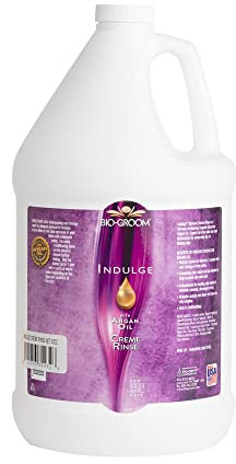 Bio-Groom Indulge Creme Rinse - Argan Öl Conditioner - Hundespülung - Für extrem trockene oder schuppende Haut - Hilft bei Entfilzung des Fells - Konzentrat 1:4 (Verdünnt 19 L) - 3.8 L