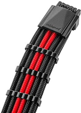 CableMod PRO ModMesh RT 12VHPWR auf 3X PCI-e Kabel für ASUS/Seasonic/Phanteks - 60cm, schwarz/rot