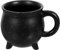 Cabilock Trípode hervidor de taza de brujas de espresso tazas de cerámica vintage taza de café bruja caldera caldero de sopa porcelana hervidor tazas de café tazas de café Halloween taza latte