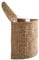 Calicosy - Panier À Linge d'angle - Jacinthe d'eau - Matière Naturelle Robuste - avec Couvercle Et Anses - Salle De Bain, Buanderie, Chambre - Larges Dimensions - L 40 x l 40 x H 65 cm