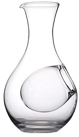 Bafnsiji Botella de Sake japonés, Decantador de Sake frío japonés, Decantador de Vino, 420ml Botella de Sake Transparente
