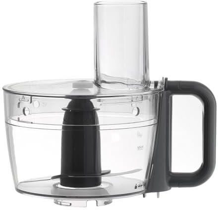 Masterpart Bol à découper avec couvercle, poussoir et lame à découper compatible avec robot culinaire Kenwood Prospero