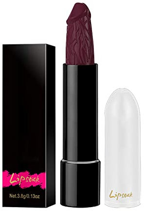 Matter Lippenstift Wasserfest Set Mushrooms Head Lippenstift mattiert wasserfesten, langanhaltenden und feuchtigkeitsspendenden Lippenstift mit Farben zur Auswahl Dunkelroter Lippenstift (F, A)