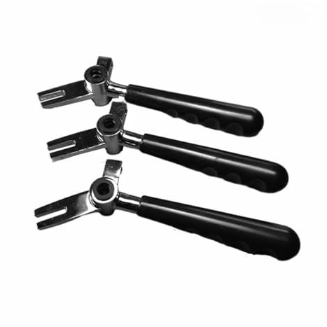 ALturn 3 Pieces ，Straight Handles Accessories Hand Grips Soft Serve Machines Ice Cream Makers Fittings Replacements