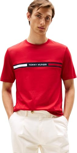 Tommy Hilfiger Herren T-Shirt Kurzarm Rundhalsausschnitt