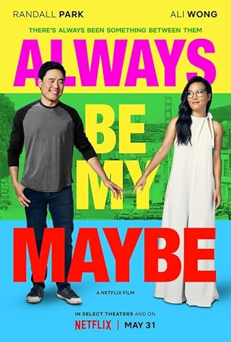 Poster Always Be My Maybe 2019, A5, Wandkunst, Heimdekoration, Filmposter, Leinwand, Film, Kino, Retro, Vintage, Kult, klassisch, Nostargic, Saga, moderner Nachdruck, wir drucken jedes Poster für