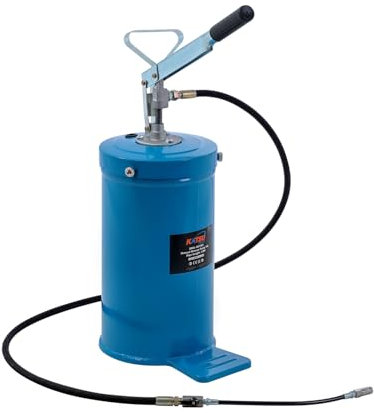 KATSU Tools Bomba de Grasa Manual de 16 litros, Bomba de Engrase, Dispensador de Pistola de Grasa Portátil y Lubricador Manual para Vehículos y Máquinas 481120