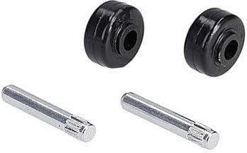 ensipart Laufrad Set für Staubsauger kompatibel mit Rowenta SS-2230002510 Gleitrollen vorne für Handstaubsauger oder Akku Stielstaubsauger