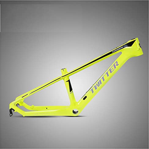 ITETONE C Brake Rennrad-Rahmen-Set, 700c, 46/48/50 cm, Rahmen aus Aluminiumlegierung mit Carbon-Gabel, QR 100/130 mm interner Routing-Rahmen (Schwarz, 48 cm)