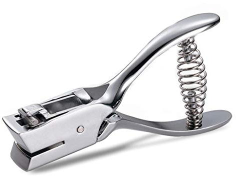 Pince en métal pour scrapbooking, perforateur à main avec trou ovale