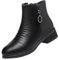 Generico Tronchetti Donna Invernali Eleganti, Tronchetti Donna Comoda Tacco Basso, Scarponcini Morbidi Boots Morbidi Stivali Texani Donna con Tacco Bassi Bassi, Stivaletti Donna Motociclista