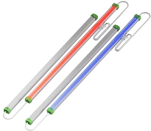 MARS HYDRO 2025 ADLITE RB55 55Wx2 LED Pflanzenlampe Leisten für Innenpflanzen, LED Grow Lampe 440nm & 660nm Spektrum, 120x60 cm Abdeckung, Red und Blue Led Pflanzenlampe für Grow Zelte, Grow Light