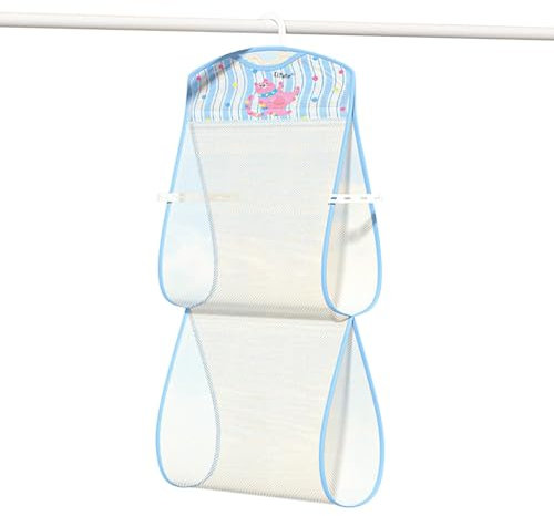 Faltbarer Wäscheständer – Puppen-Trockenbeutel, Kissen, Trockennetz – winddichtes Plüschspielzeug zum Aufhängen für Kissen, Socken, Spielzeug