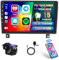 Roinvou 2+64GB Radio Coche para Opel Astra 2004-2010 Inalámbrico Carplay Android Auto, 9 Pulgadas Pantalla Táctil Android 15 Bluetooth Radio con WiFi GPS EQ FM/RDS SWC Cámara Trasera