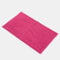 Brentfords Noodle Bath Mat Non-Slip Chenille, Extra Soft Long Bathroom Rug Super Absorbency Bright Pink Bathroom Rug Machine Washable Quick Dry Bath Rugs Foot Mat, 45x45cm