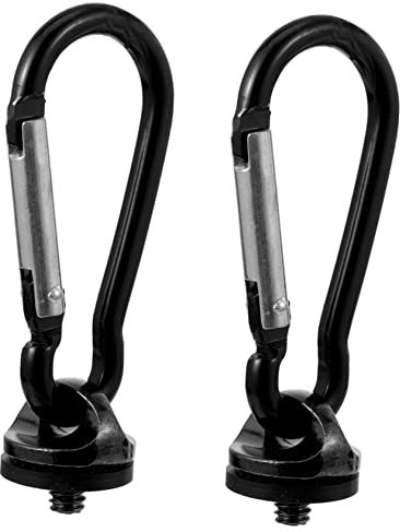 VILLCASE 2pcs Sturdy Camera Belt Hook Waist Strap Buckle Camera Strap Hook for Outdoor Use