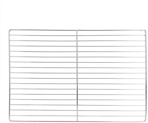 XIASABA Grillrost Edelstahl 45x30 cm BBQ Rechteckiger Ersatz Grillnetz, Multifunktionaler Grill Rosten antihaftbeschichtetem Für Große Grillöfen Leicht Und Langlebig Perfekt Für Gartenpartys Camping