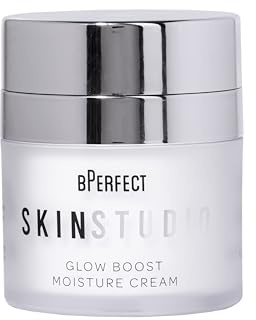 BPerfect Skin Studio Glow Boost Moisture Cream – Deep Hydrating Face Cream with Ceramides, Centella & Shea Butter – Fragrance-Free Moisturiser for Dry or Dehydrated Skin – Clinically Proven 12hr Hydra