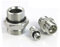 Hose Adapter,Tap Connector,Hydraulic Fittings Metric Male Thread with Sealing ED Ring Oil Tubing Joints 45# Steel Pipe Fitting Compression Tube Connector-M18x1.5R to M18x1.5H