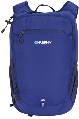Husky Peten Fahrradrucksack Regenhülle Wasserabweisend Business Blau 20 L | Organizer, Regenhülle, wasserabweisend, Ripstop, ergonomischer Rücken, Hüftgurt, für Arbeit, Uni, Alltag, Pendeln und Reisen.