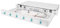 DIGITUS LWL Spleißbox 6 Kupplungen - LC - OM3 - 1HE - 19-Zoll - Multi-Mode Simplex - Mit Spleiß-Kassette - Rack-Einbau