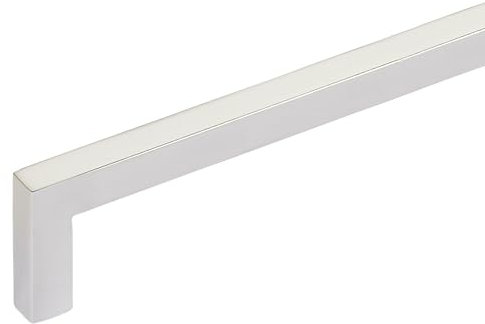 SOTECH Möbelgriff E8 BA 480 mm Edelstahl SS201 poliert, Kommodengriff Schranktürgriff für Küche Bad und mehr