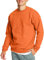 Hanes EcoSmart Sweatshirt Maglia di Tuta, Arancione di Sicurezza, L Uomo