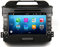 Roverone 8 Zoll Android System Doppel DIN Autoradio GPS für Kia Sportage R 2013 2014 2015 mit Navigation Radio Stereo DVD Bluetooth USB Spiegel Link Touch Bildschirm